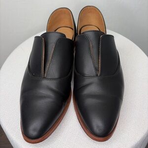 Nisolo Black Leather Loafers Women’s 7.5 Sustainable Shoes(B102)